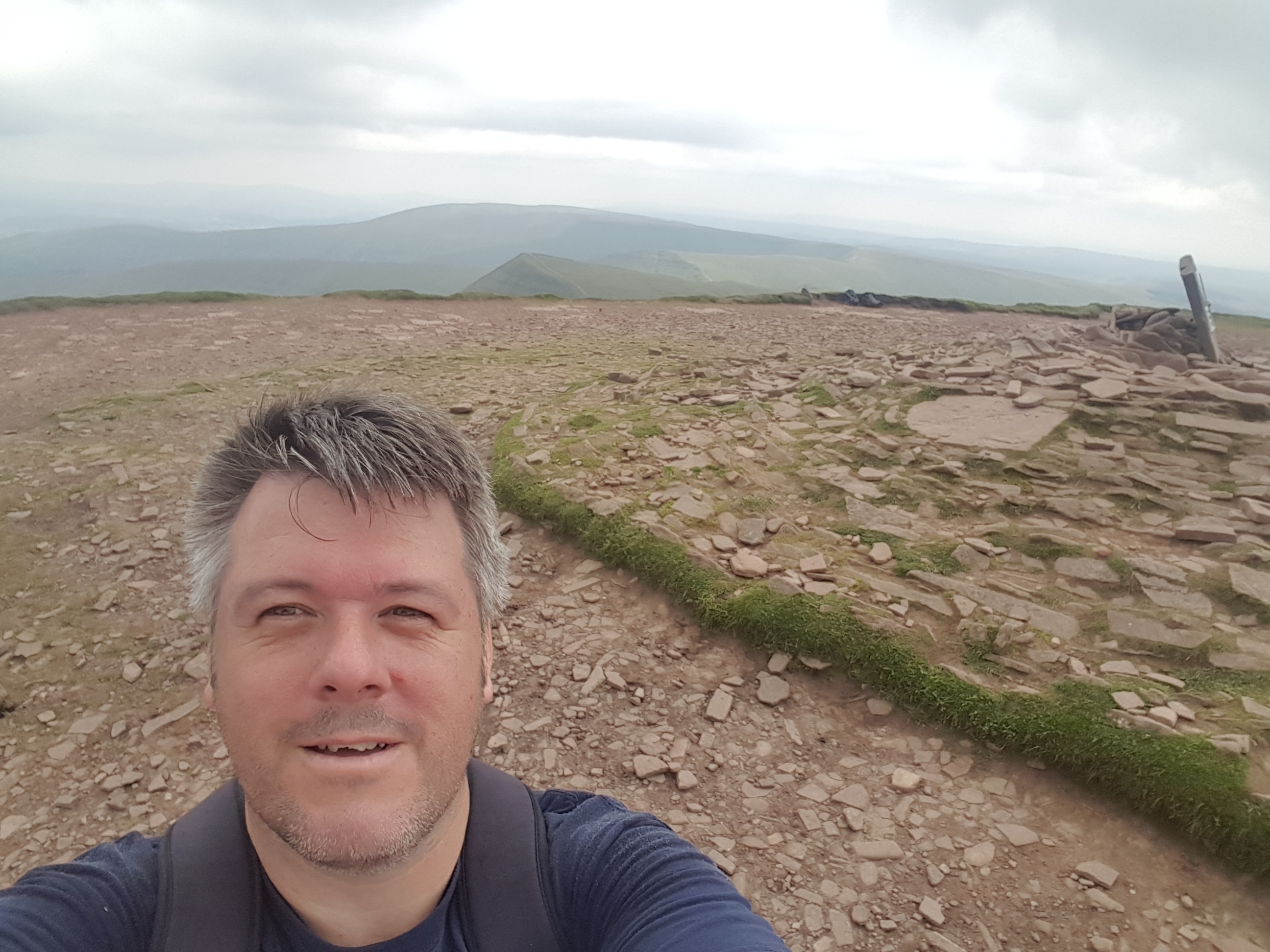 At the top of Pen-y-Fan