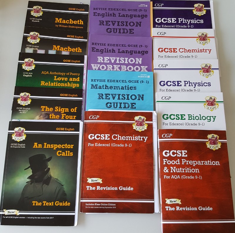 Lots of revision guides is a good step to buying your kids better grades at GCSE