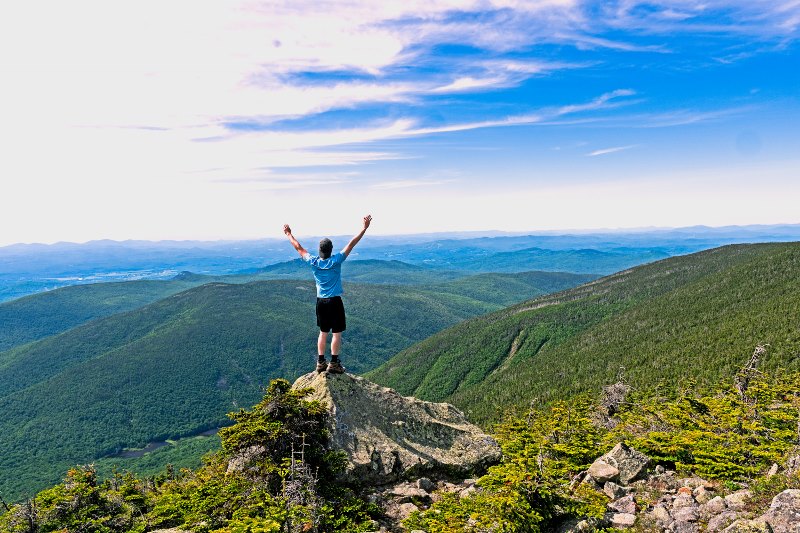 Man cheering